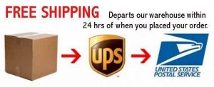Orders ship within 48 hours from Northwest Indiana via UPS Sure Post, USPS Priority Mail, or UPS Ground. Shipping takes about 4 to 5 days.