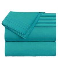 teal bed sheet set