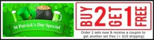 st patrick's day bed sheet sale