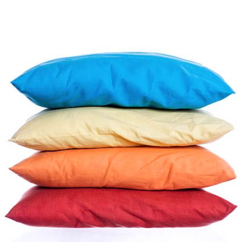 king and queen size solid-color pillow cases in many colors