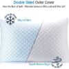 double sided cooling bamboo pillow