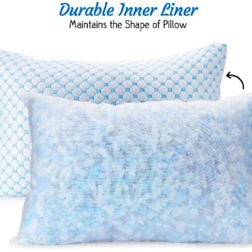 double sided cooling bamboo pillow