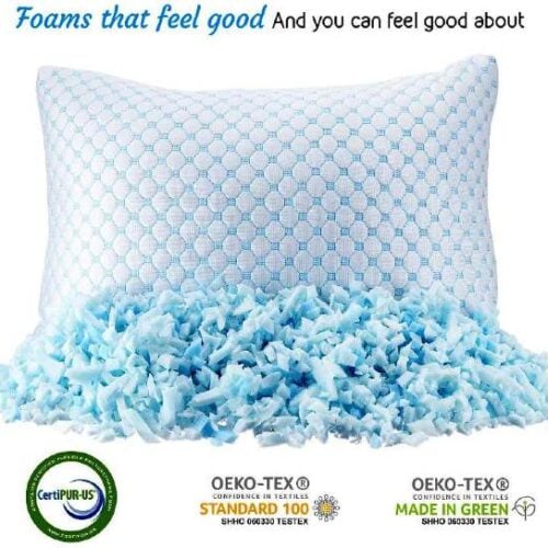 double sided cooling bamboo pillow