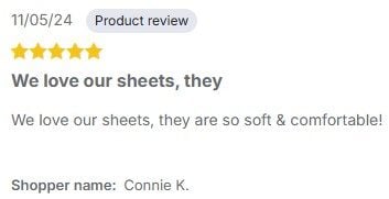 review of 1800bedsheets bed sheet sets by Connie K