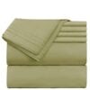 sage green bed sheets